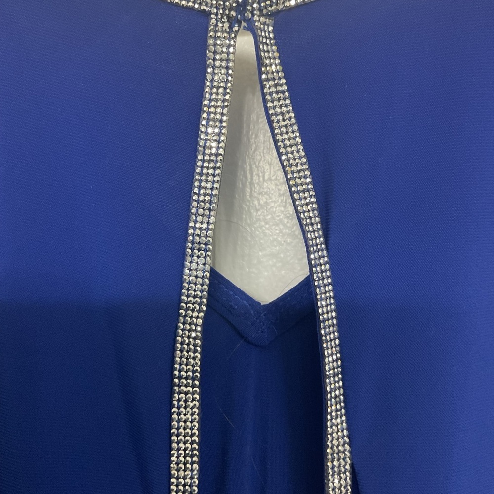 MSK Royal Blue Sleeveless Midi Dress - Picture 8 of 8